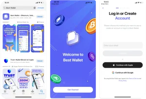 Application Best Wallet sur l'app store
