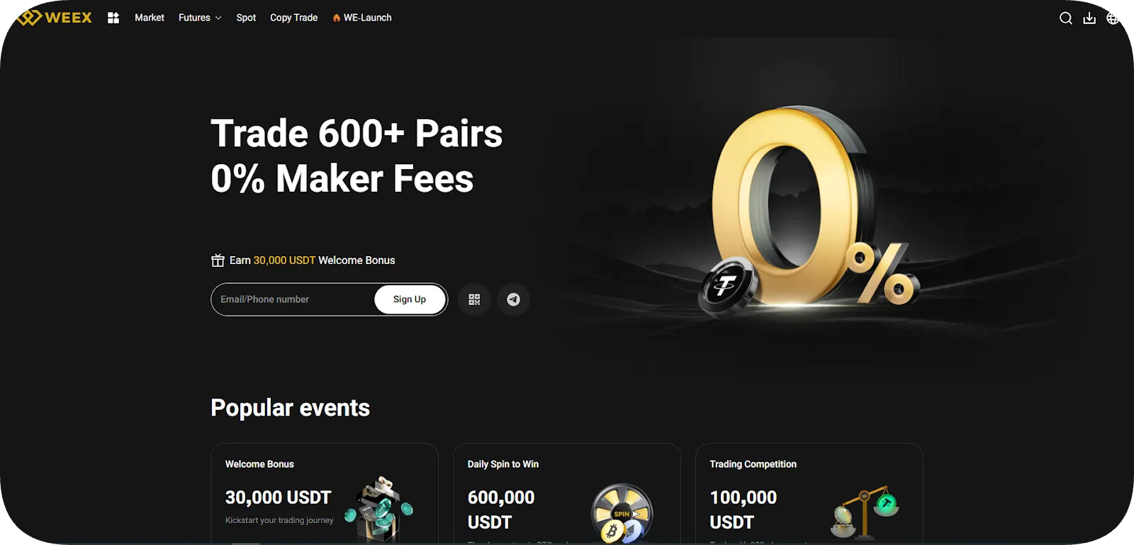 weex -trading sur marge