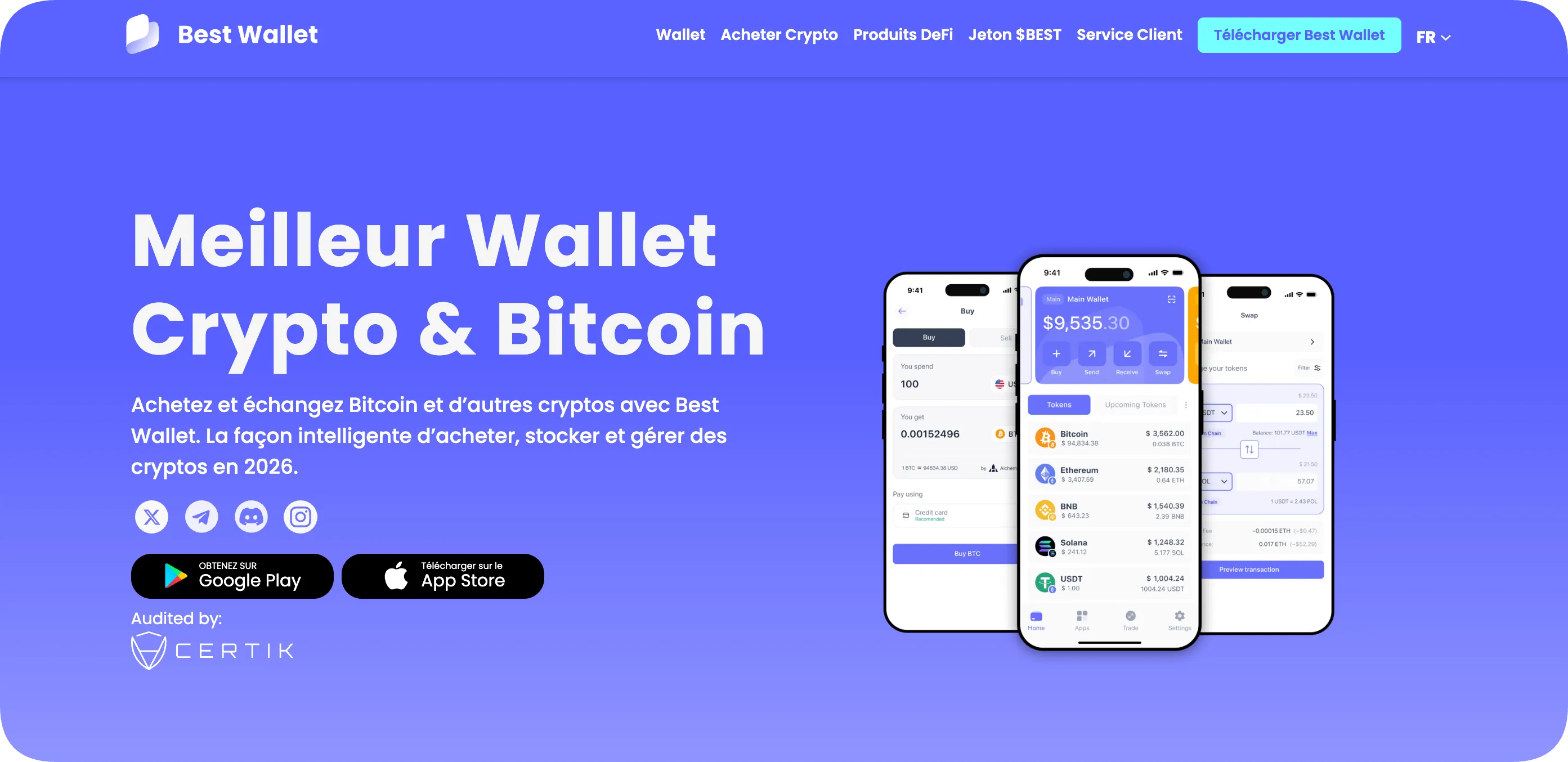 Best Wallet hot wallet