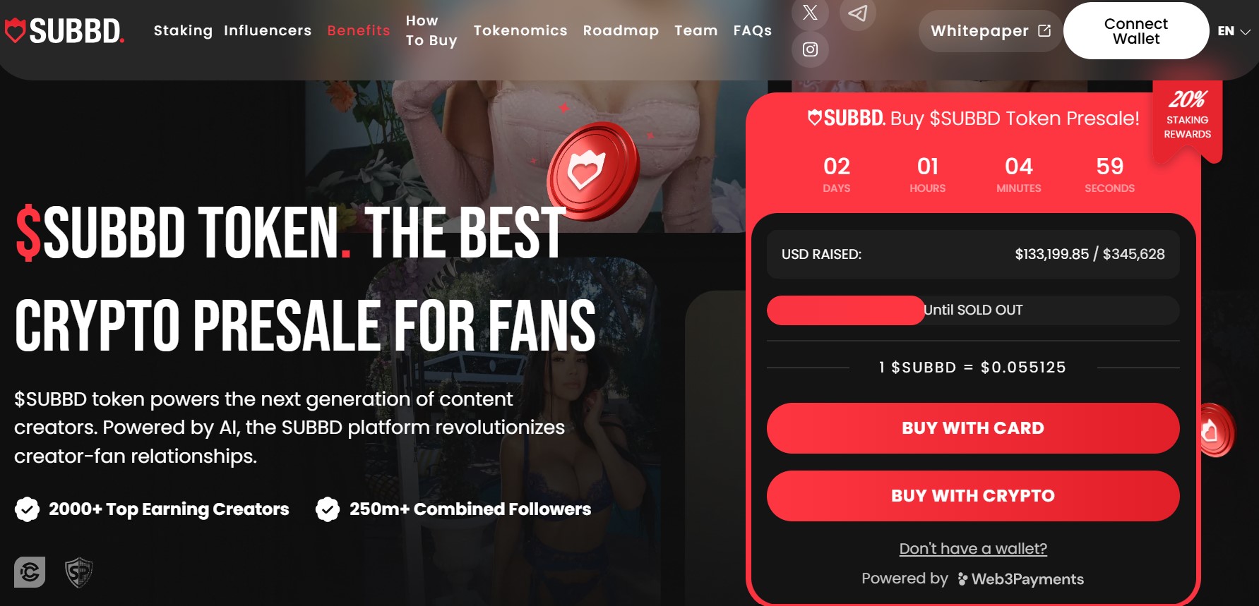 Скриншот с сайта предпродажи SUBBD.