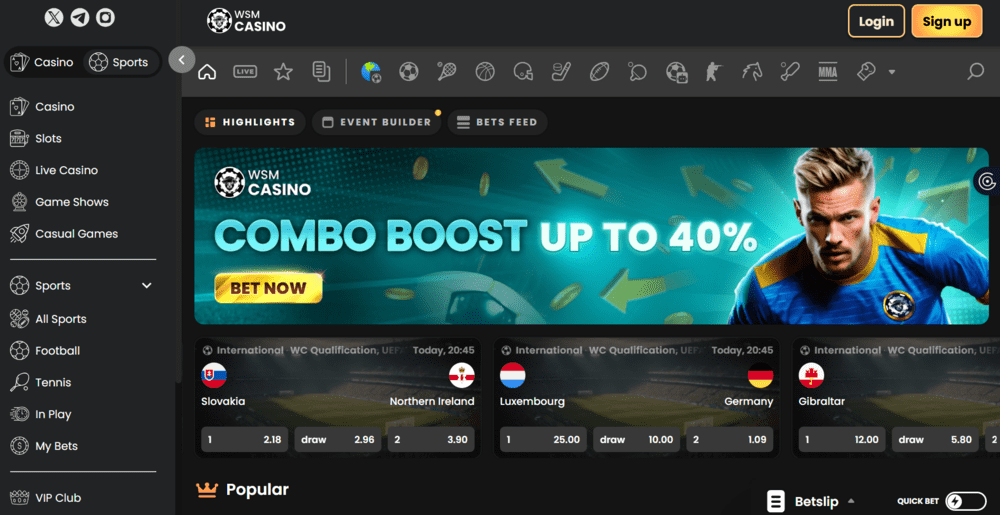 Крипто БК WSM Casino