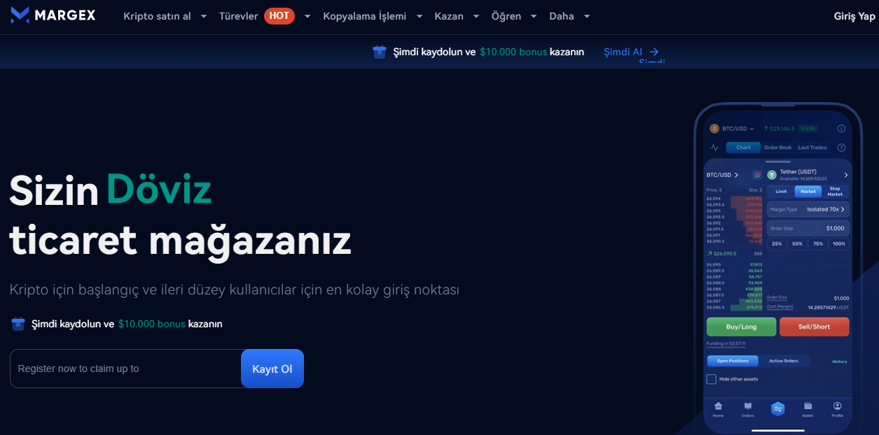 Margex kimlik doğrulama istemeyen kripto cüzdanları