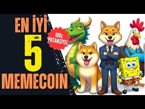 En İyi 5 Memecoin Hangisi? 100x Potansiyeli Hangisinde Yakalarız?
