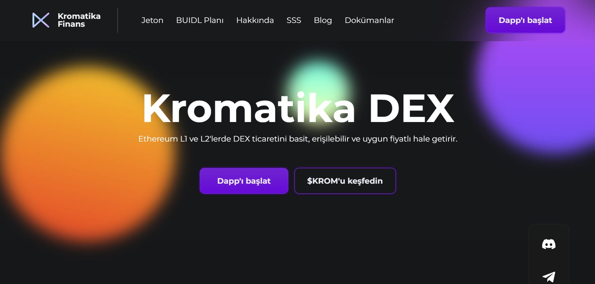 Yenilikçi DEX toplama platformu