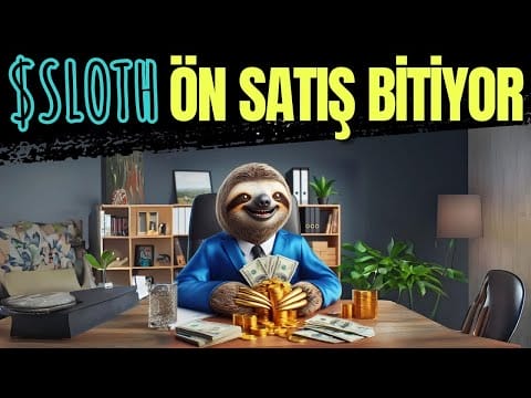 $SLOTH Ön Satış Bitiyor, Solana Tabanlı Proje Listeleme Öncesi Son Viraja Girdi