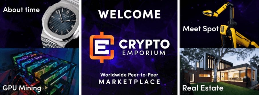 Crypto Emporium, ETH ödemesi kabul eden platform