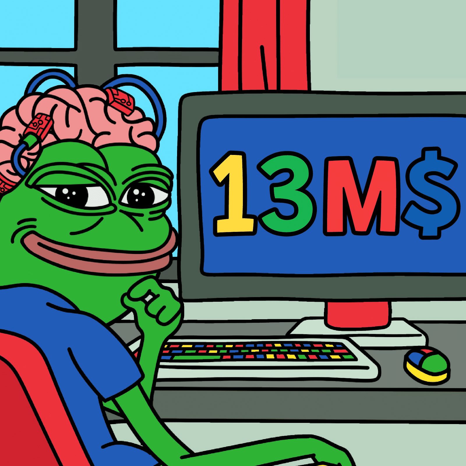 pepeunchained 13 milyon topladı