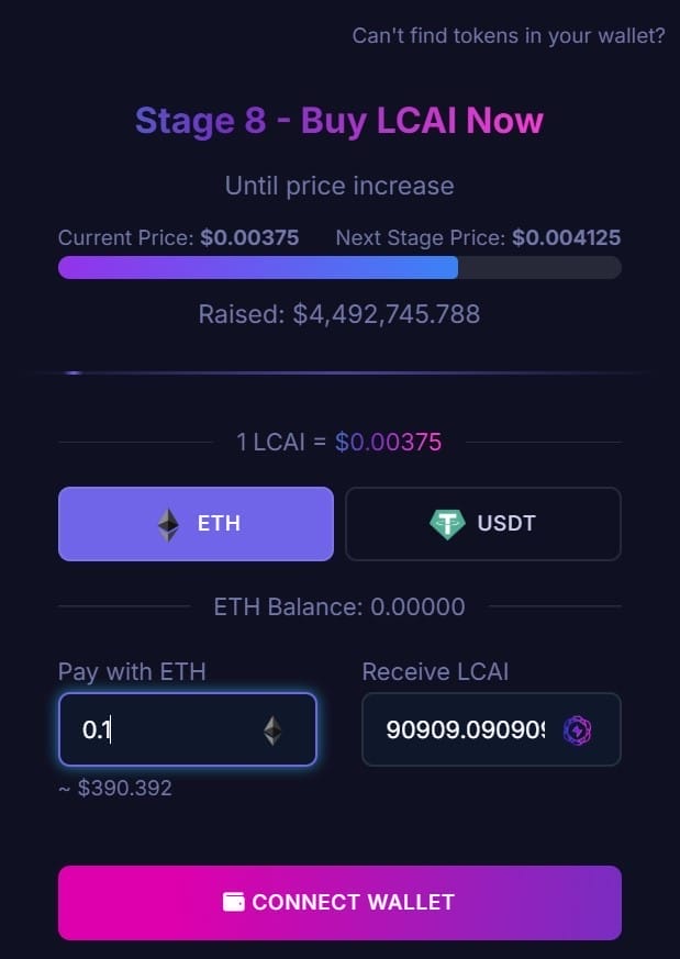 Lightchain AI nasıl alınır? Ön satış formu