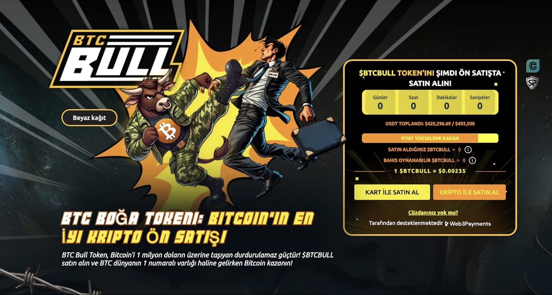 BTC Bull Token en iyi mikro sermayeli kripto paralar