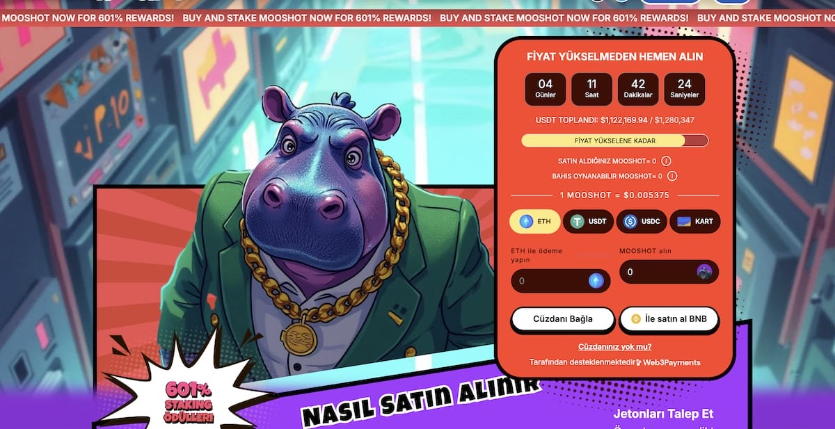 Mooshot ekosistemi P2E oyna-kazan modeli