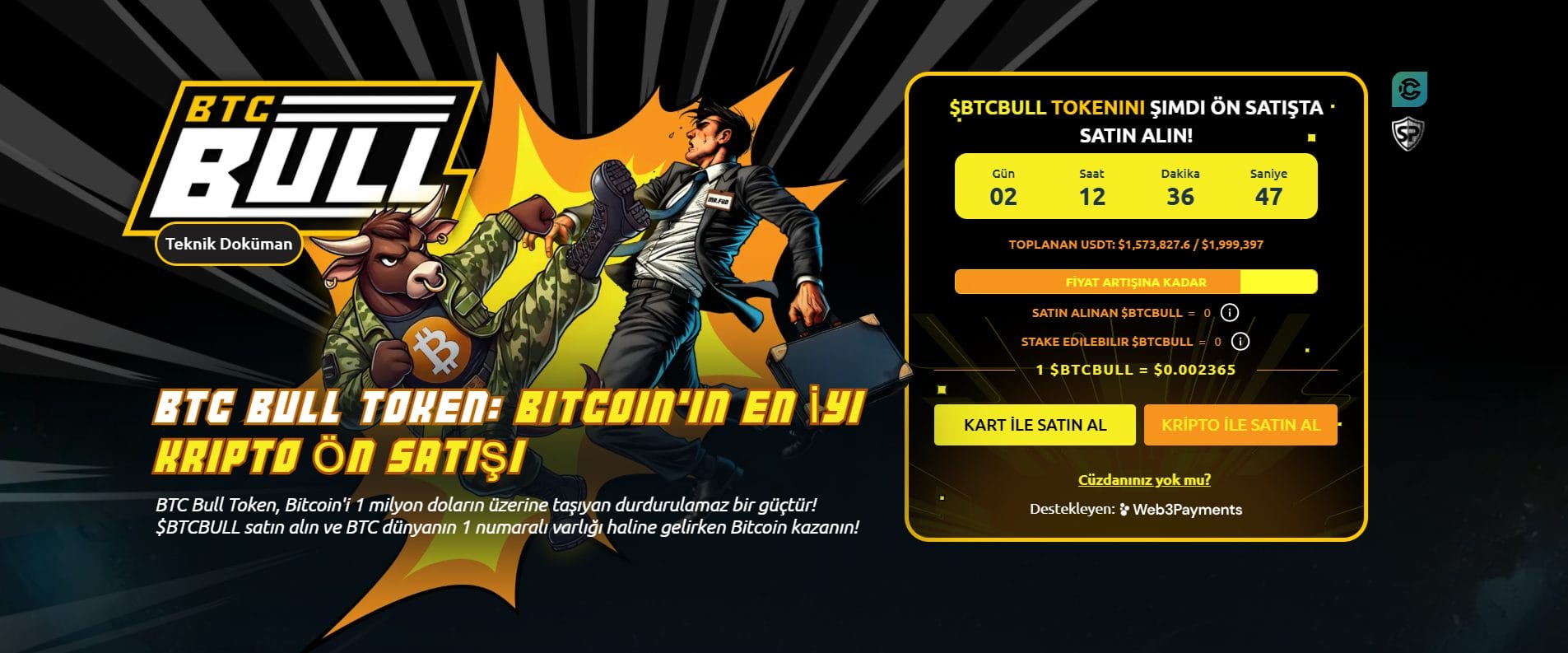 BTC Bull Token Ön Satışı