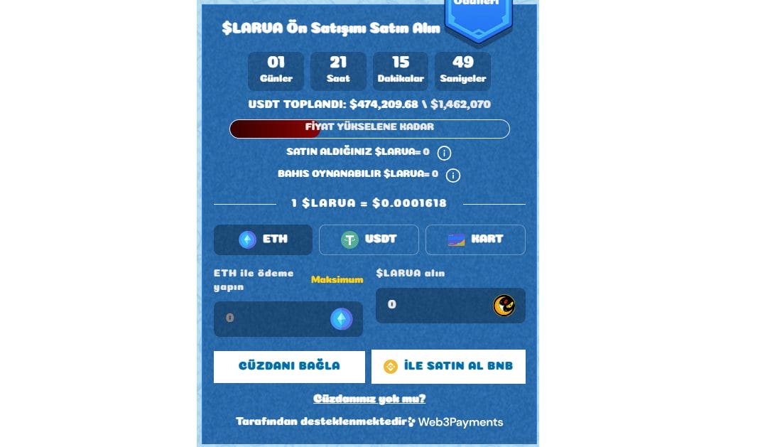 Larva To Moon Ön Satışı