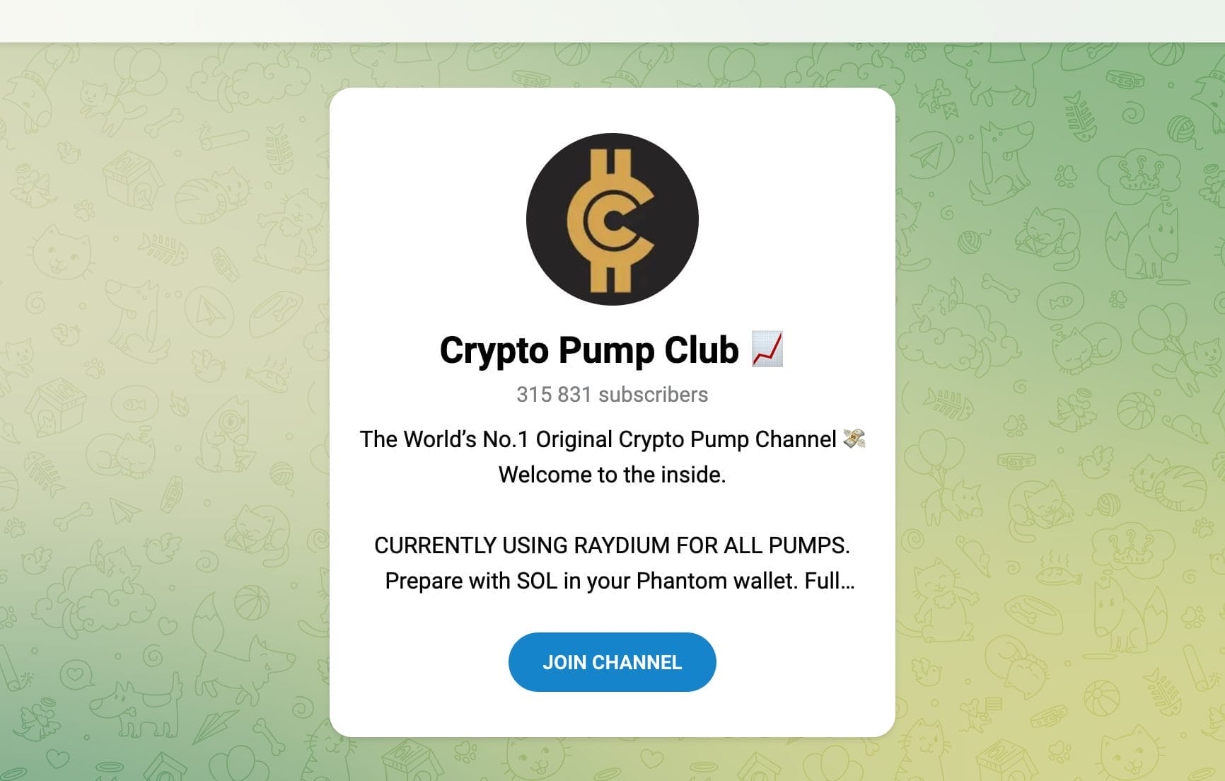 en iyi kripto sinyal grupları. Crypto Pump Club