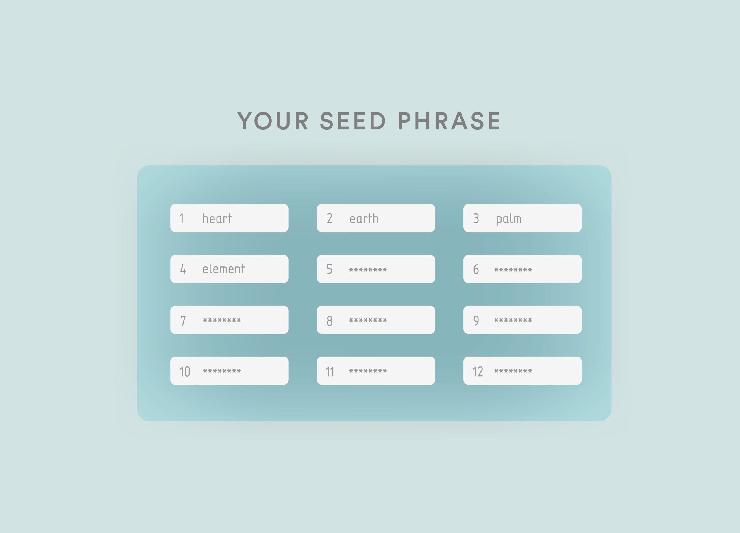 seed phrase ne demek?
