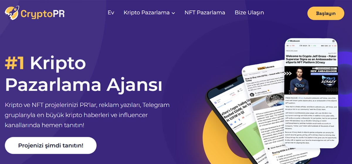 en iyi kripto pazarlama ajansları - CryptoPR