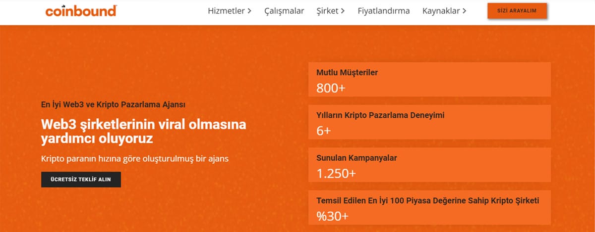 En İyi Kripto Pazarlama Ajansları - Coinbound