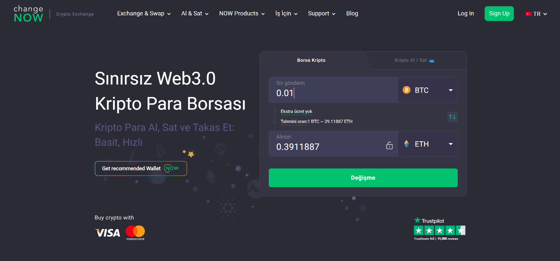 kripto balinalarına hitap eden platform