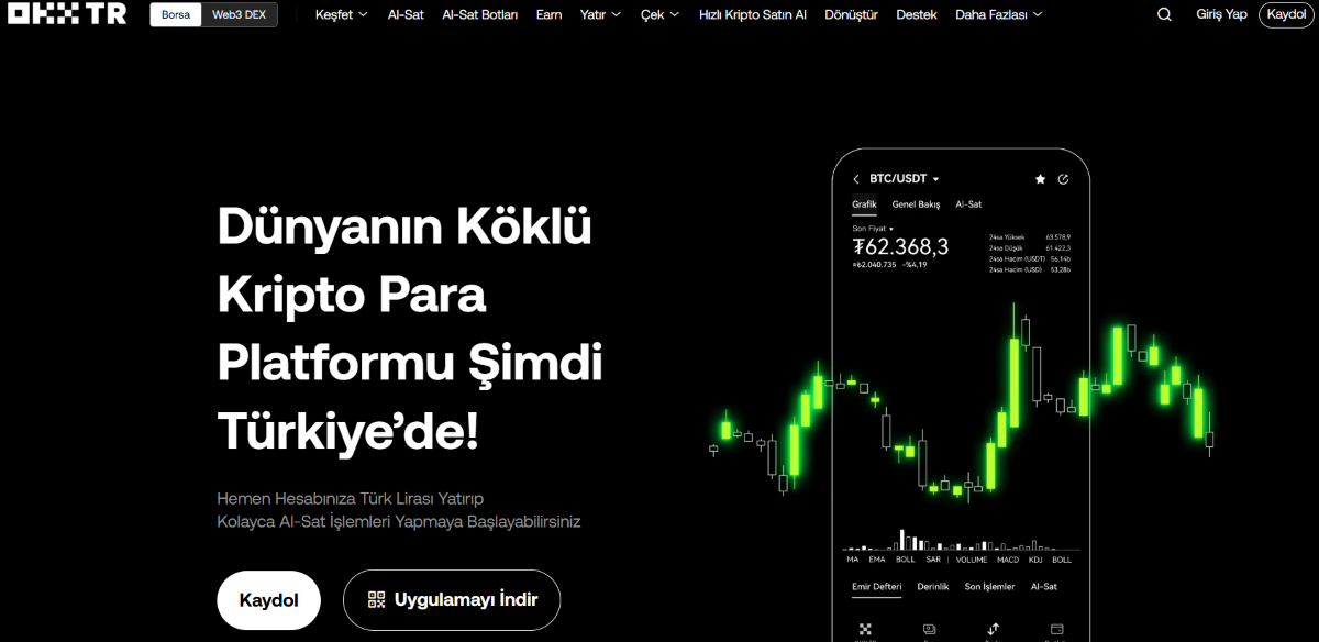 OKX - Türkiye'de kripto para nasıl alınır