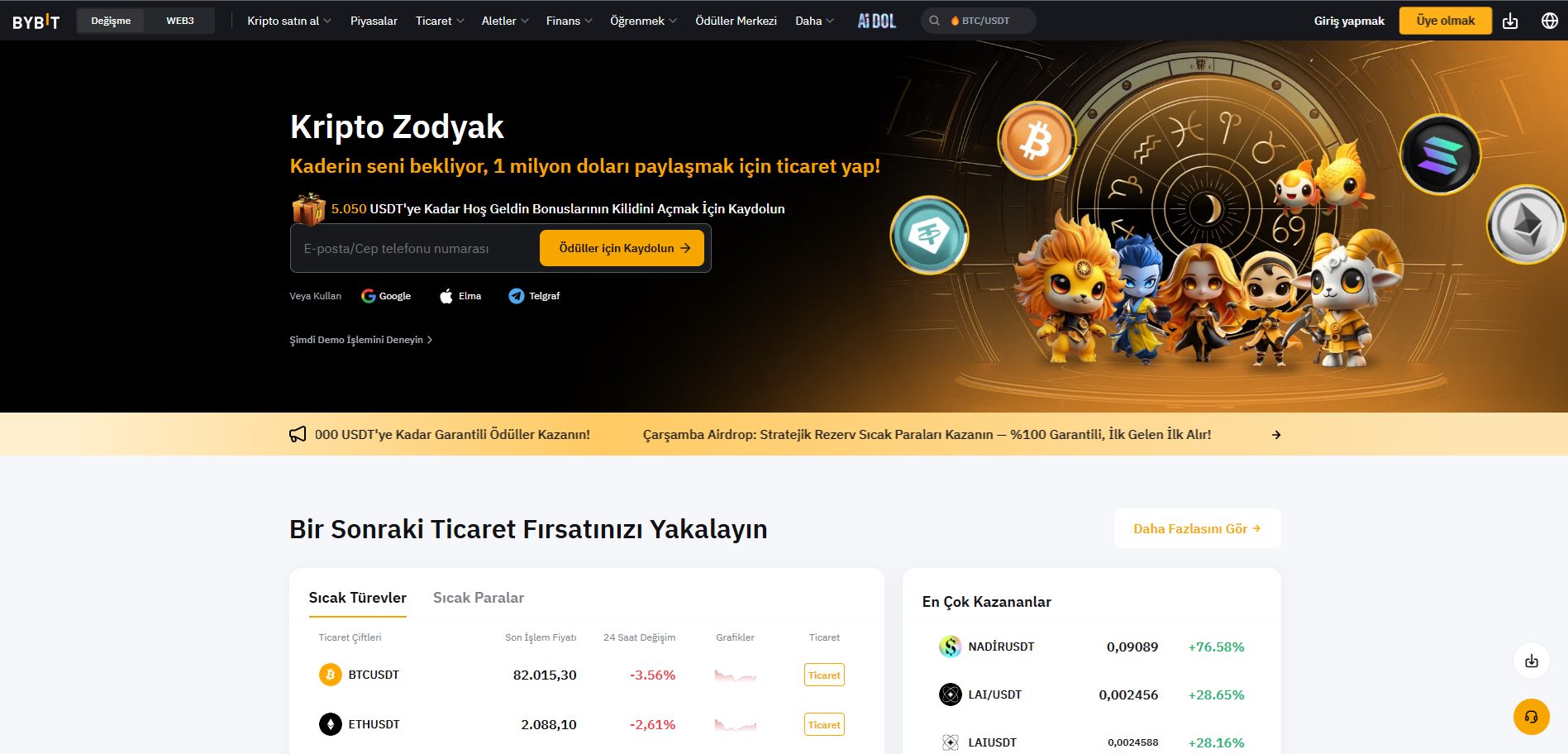 En Hızlı P2P İşlemleri Sunan Borsa