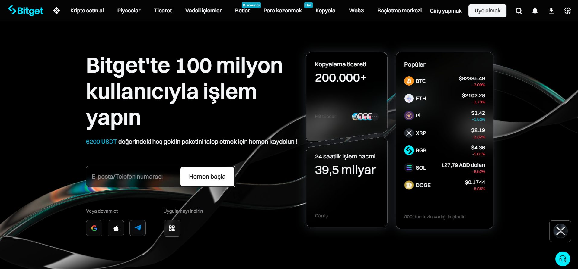 aktif müşteri desteğiyle fark yaratan borsa