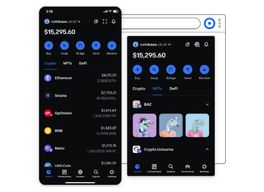 Saklamalı ve Saklamasız Seçenek Sunan Cüzdan