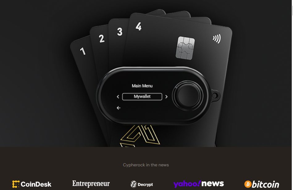 Cypherock Wallet - En İyi Gözetim Dışı Cüzdanlar