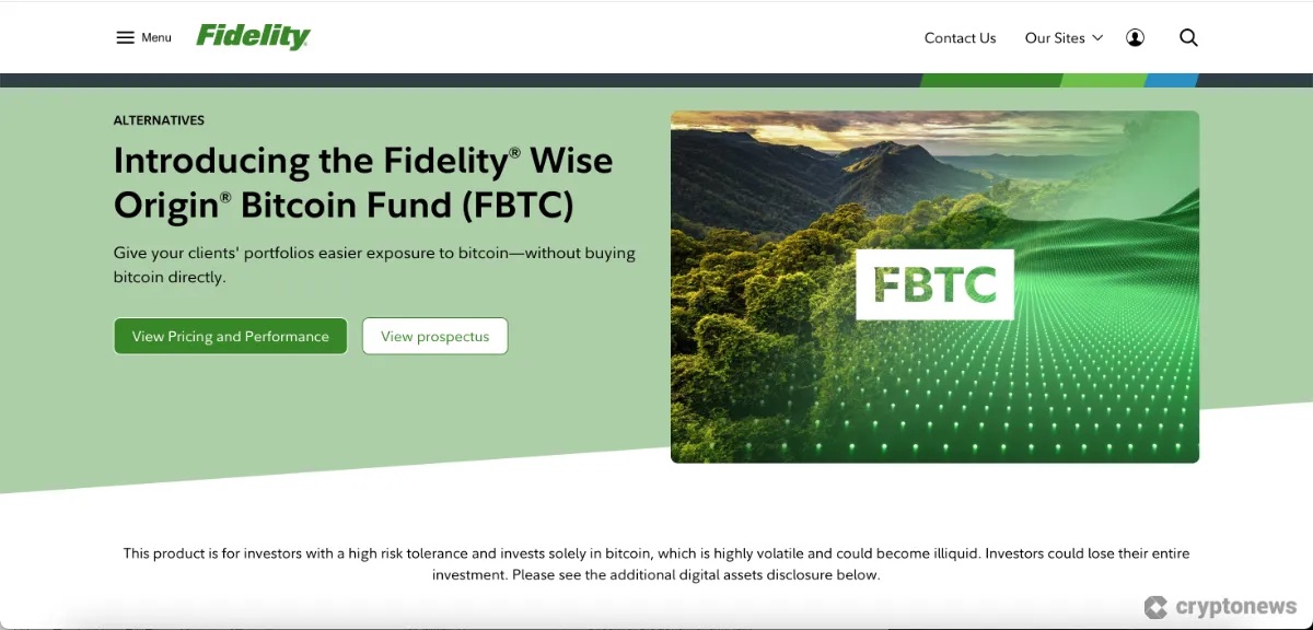 en iyi Bitcoin EFT coinleri. Fidelity Wise Origin Bitcoin Fund (FBTC)