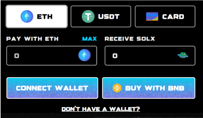 Solaxy ön satışı