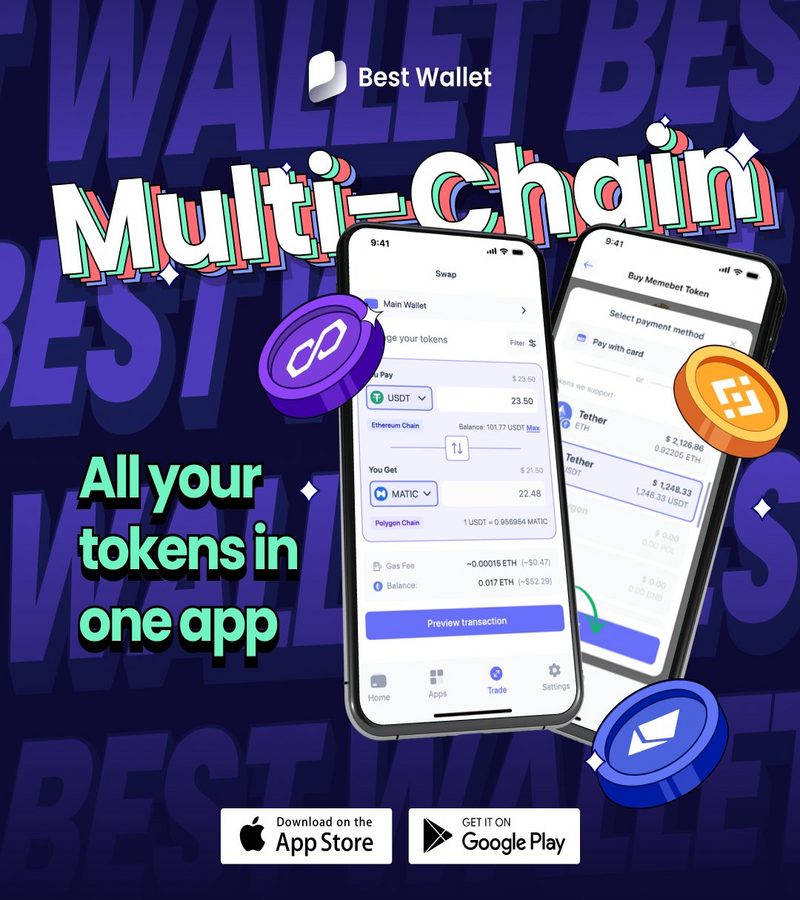 Trump Kendi Kripto Cüzdanını Duyurdu, Ancak Zirvede Şimdiden Best Wallet Var: ICO Hedefi 12 Milyon Dolara Yaklaştı