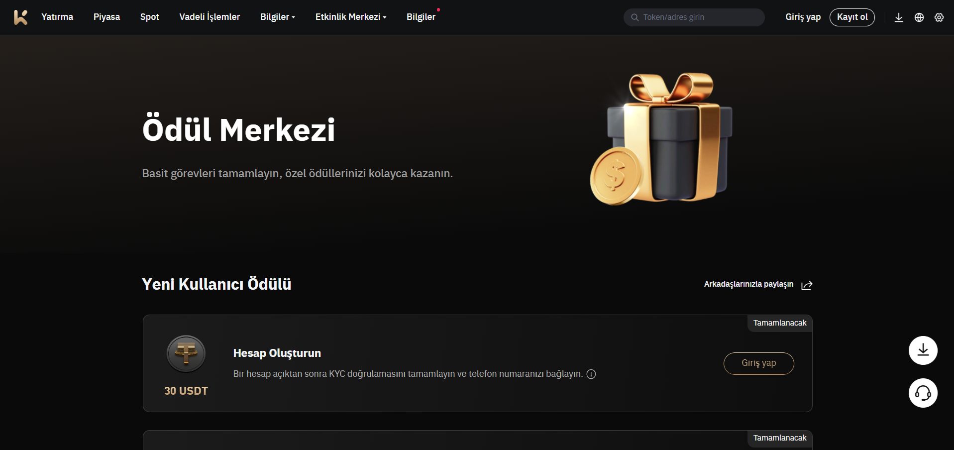 bonus veren kripto siteleri