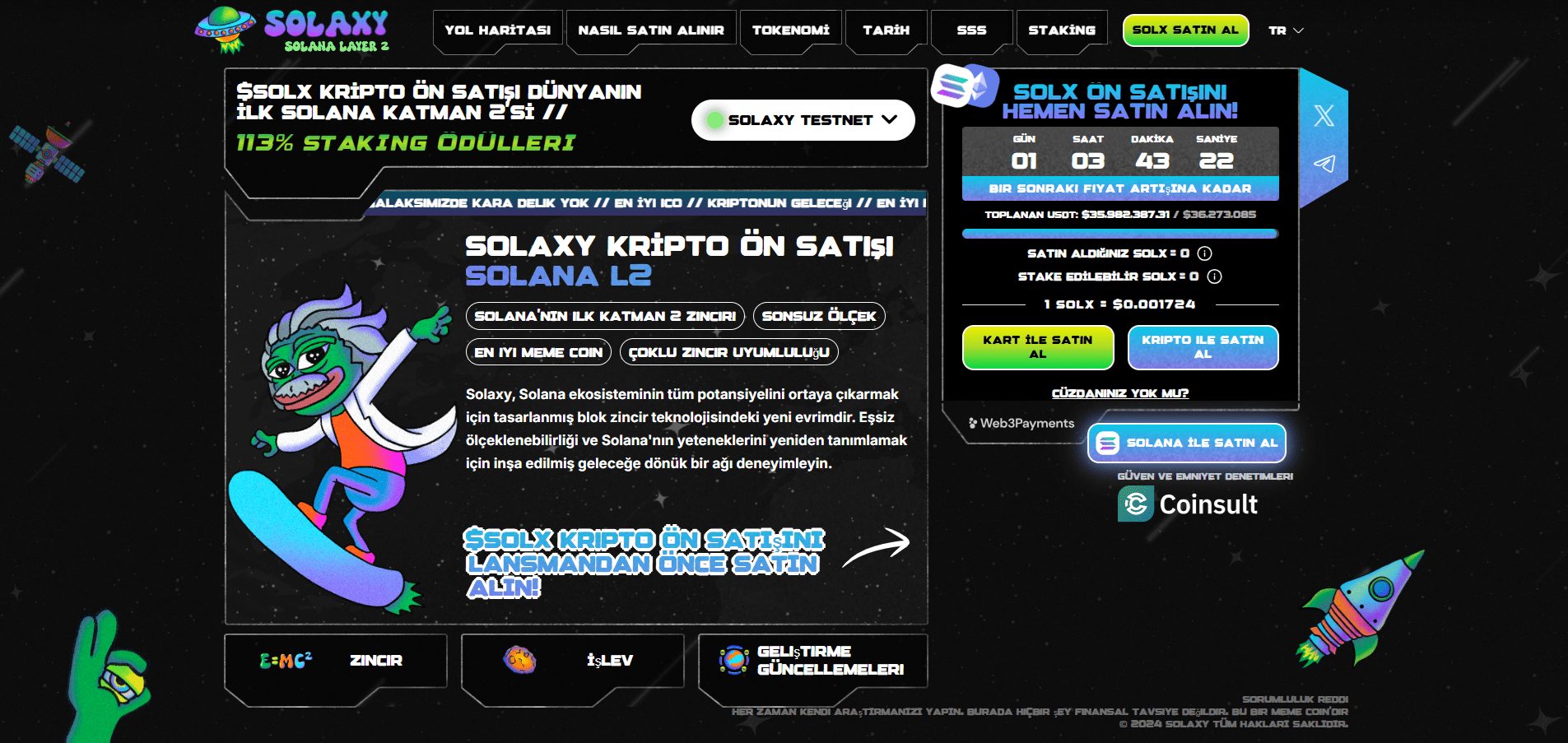 Solaxy Ön Satışı