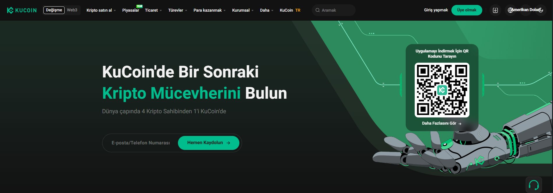 yeni başlayanlar için en iyi kripto borsaları