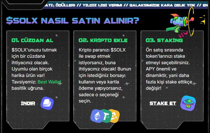 Solaxy nasıl satın alınır?