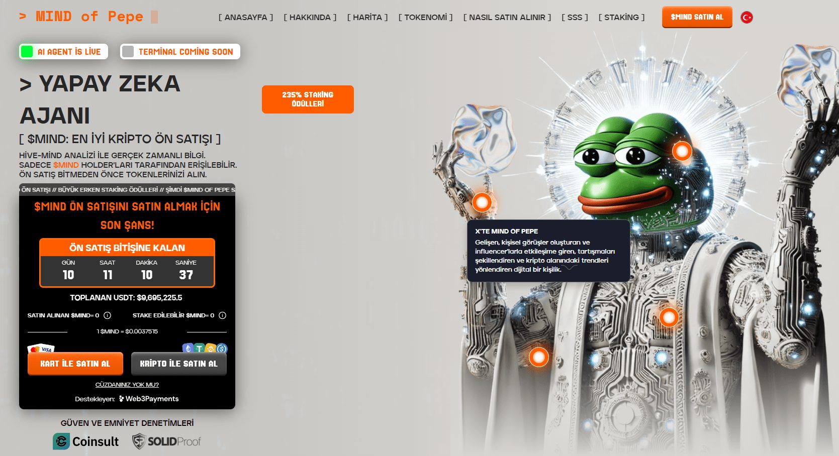 Mind of Pepe ön satışı