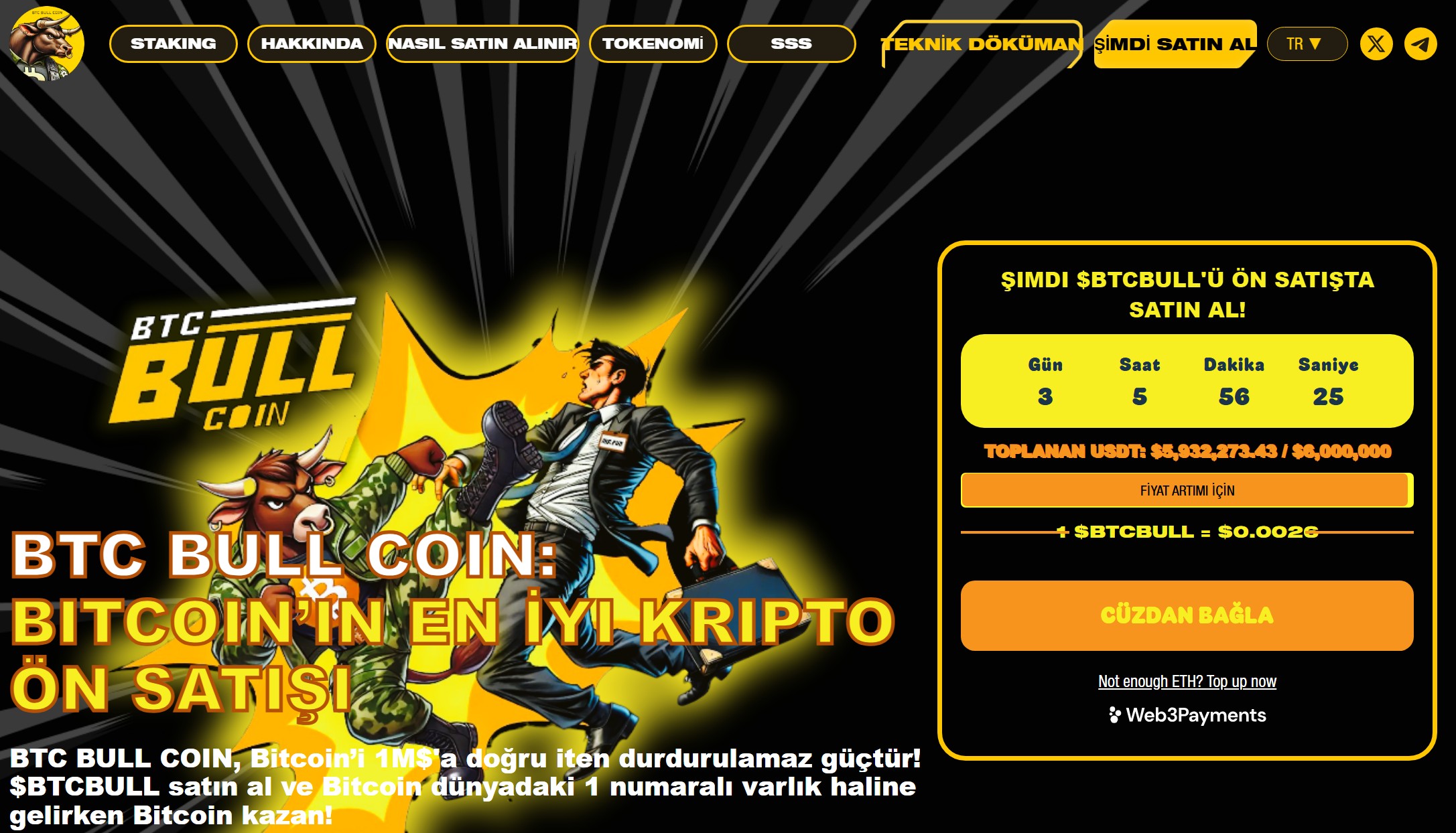 BTCBULL, en iyi deflasyonist kripto paralar arasındaki BTC'den güç alıyor