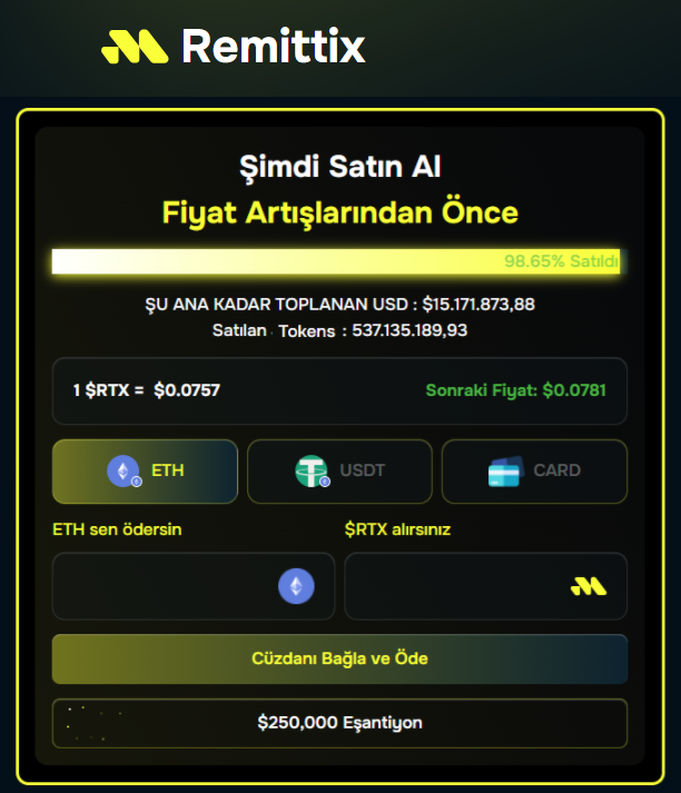 Remittix Ön Satışı
