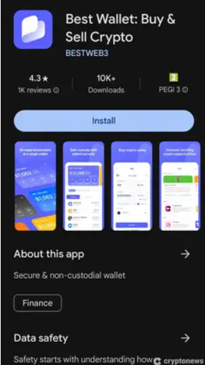 Best Wallet uygulaması