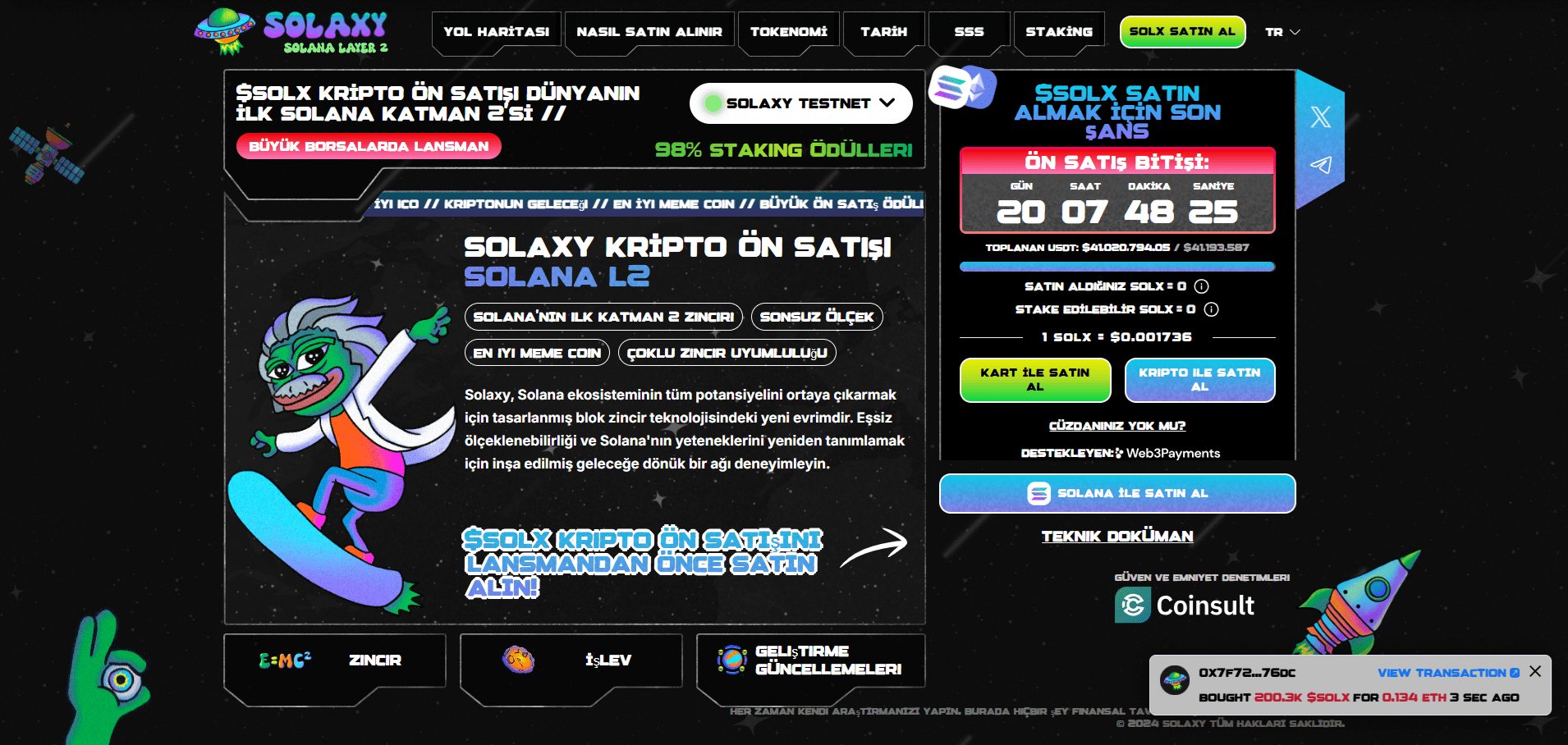 Solaxy Ön Satışı