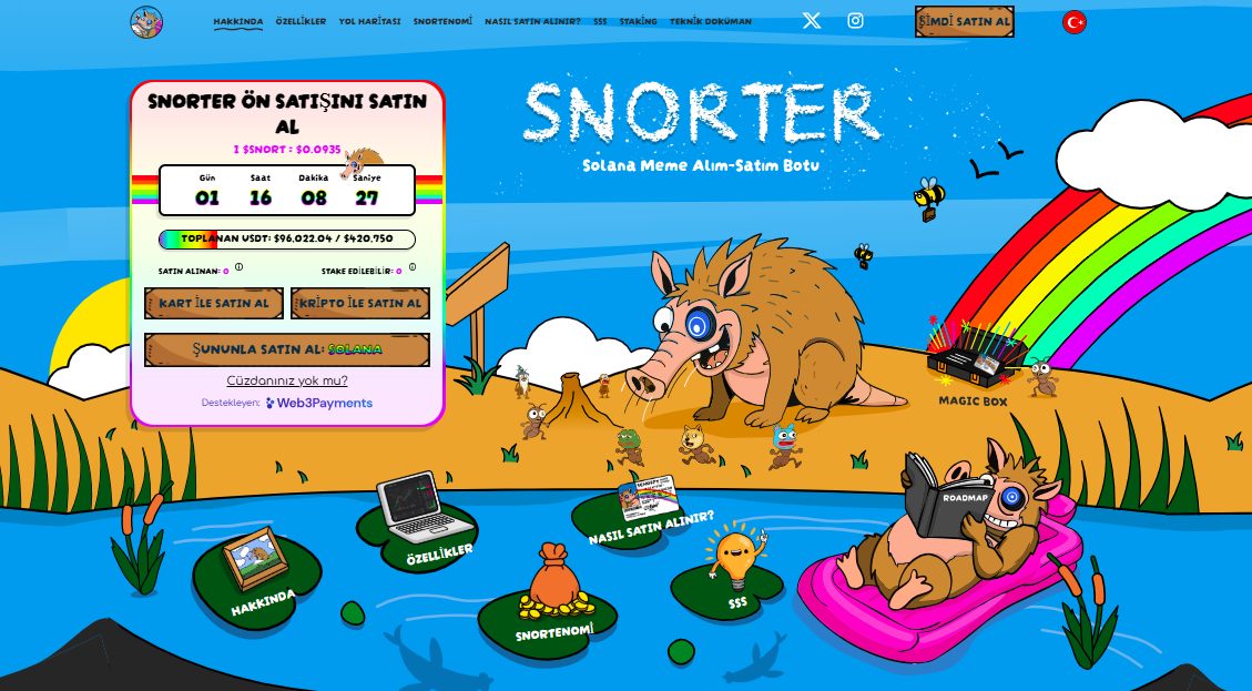 Yeni Meme Coin Bombası mı Geliyor? Snorter Token (SNORT) Ön Satışa Başladı!