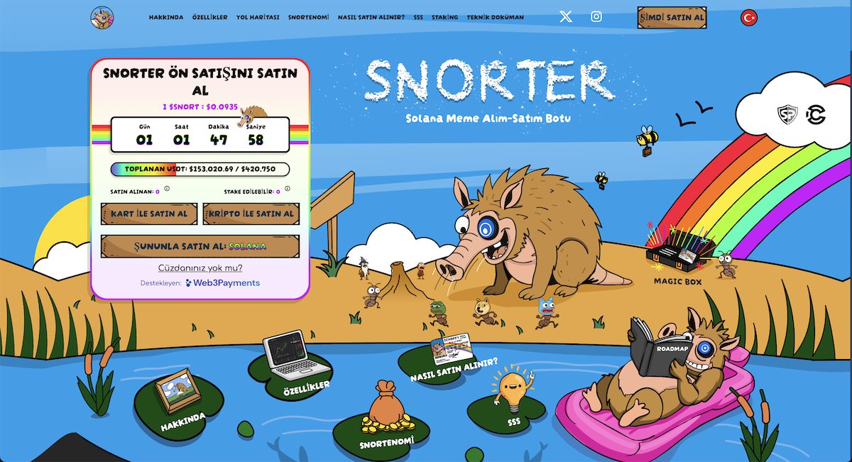 Ön satış projeleri arasında yer alan Snorter Bot incelemesi