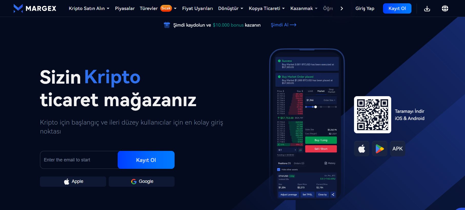 kayıt olunca para veren borsalar