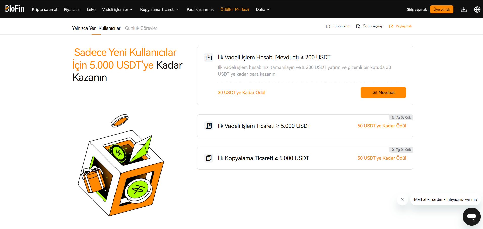 kyc bonus veren borsalar