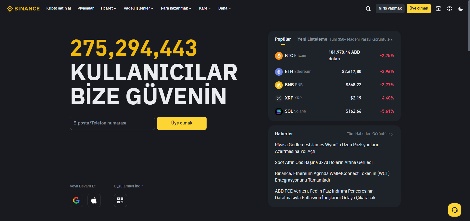 en iyi kripto borsaları