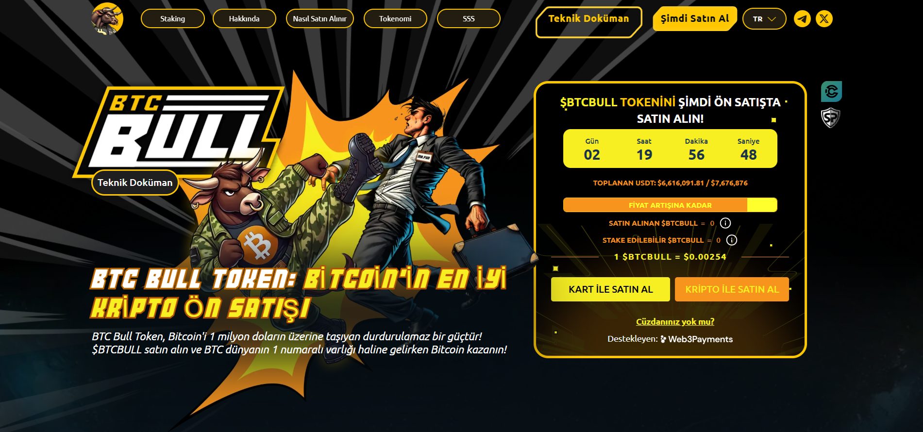 BTC Bull Token ön satışı