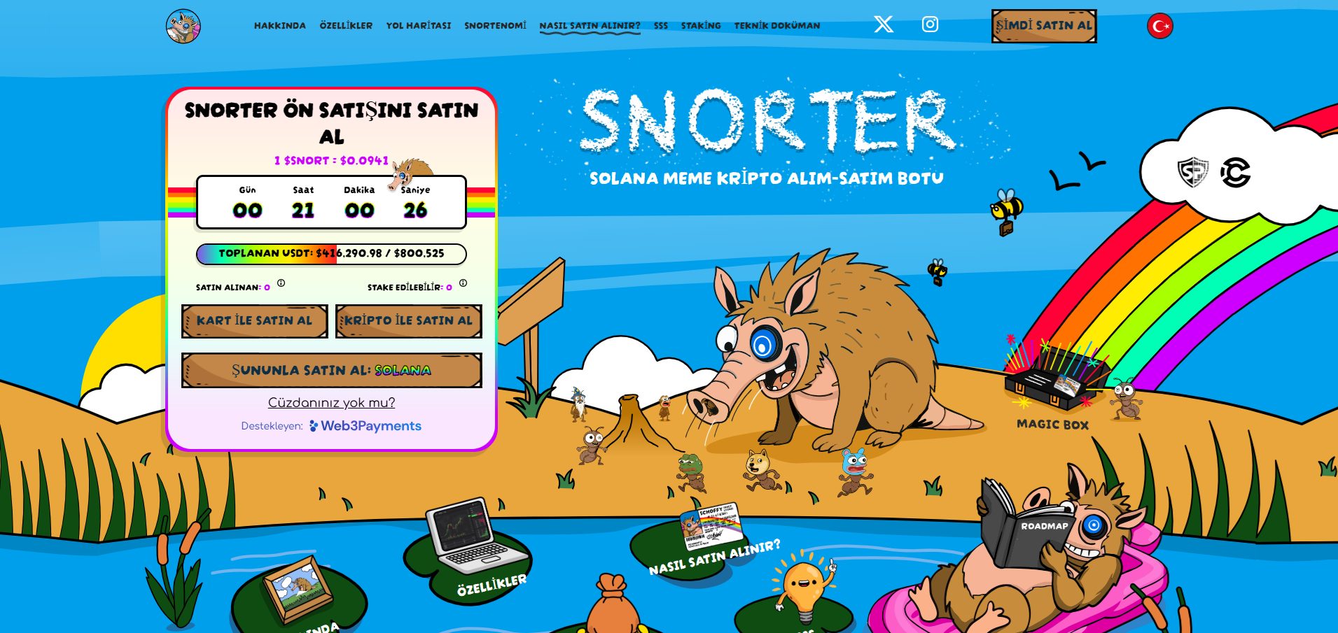 Snorter Token Ön Satışı
