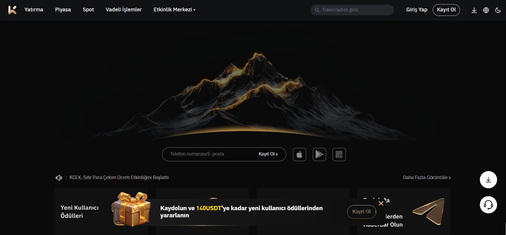 Bnus veren kripto borsaları arasında yer alan KCEX incelemesi