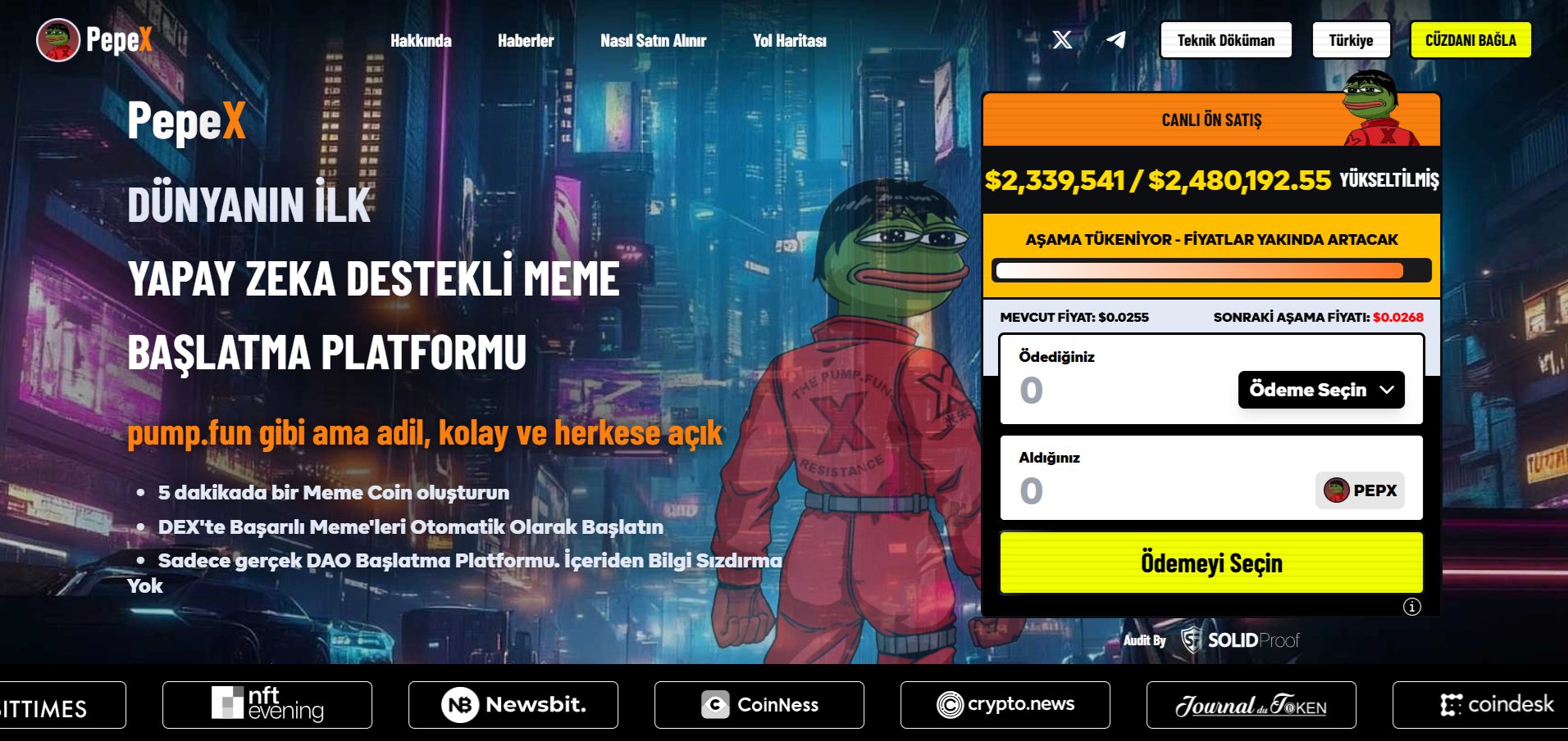 PepeX geleceği