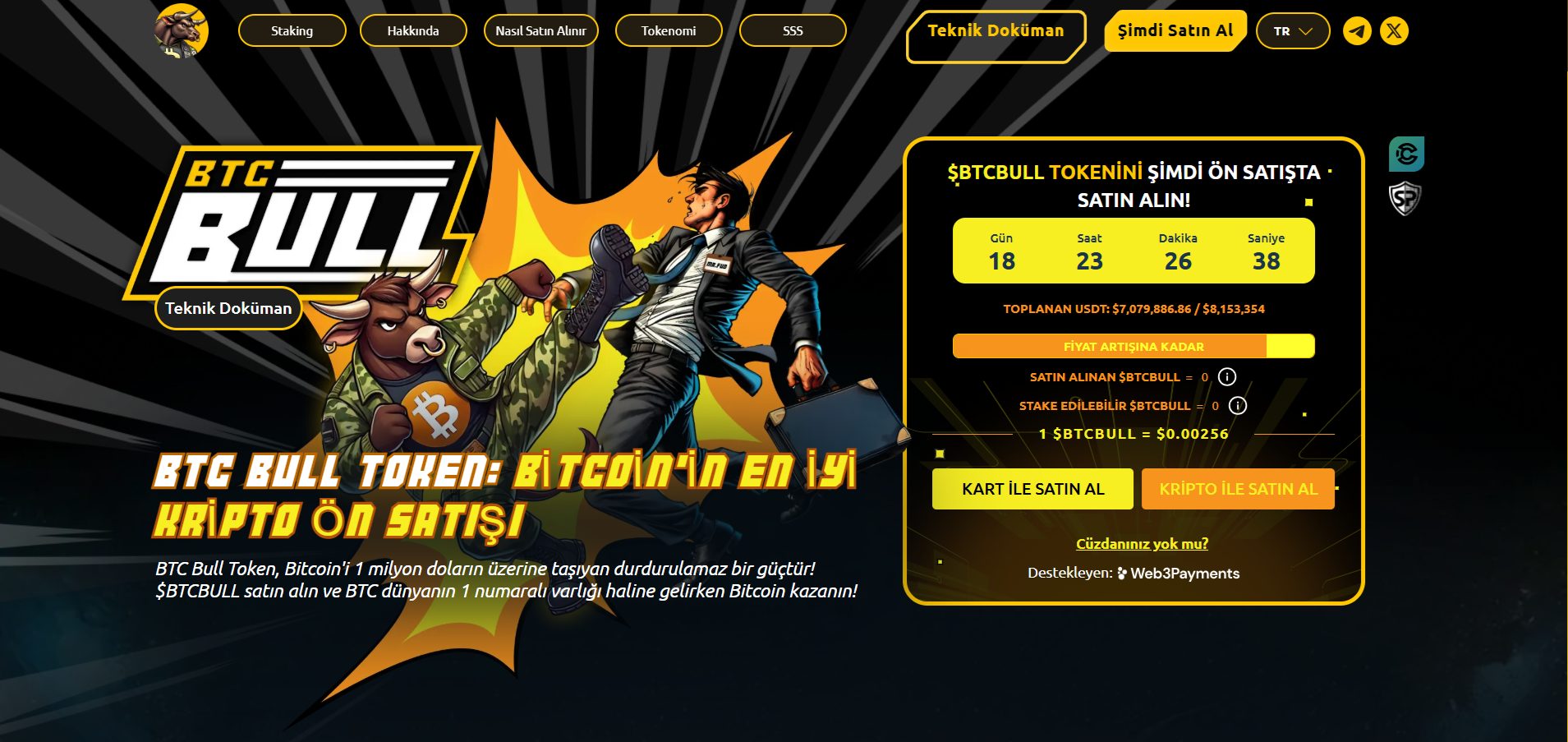 BTC Bull Token ön satışı