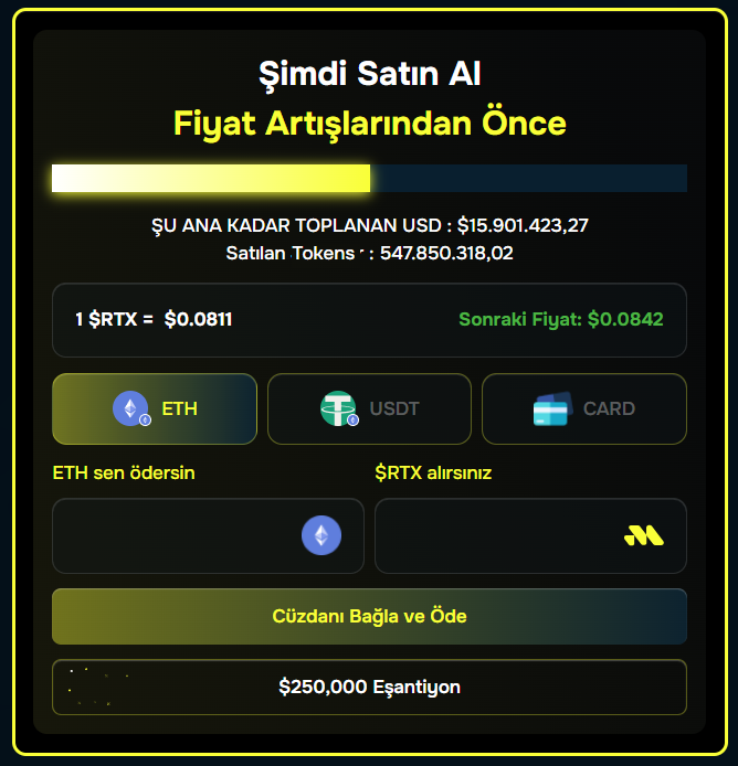 Remittix ön satışı
