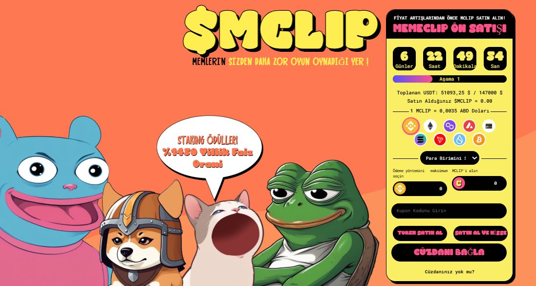 Halka Arz projeleri arasında Web3 oyun projesi MemeClip analizi